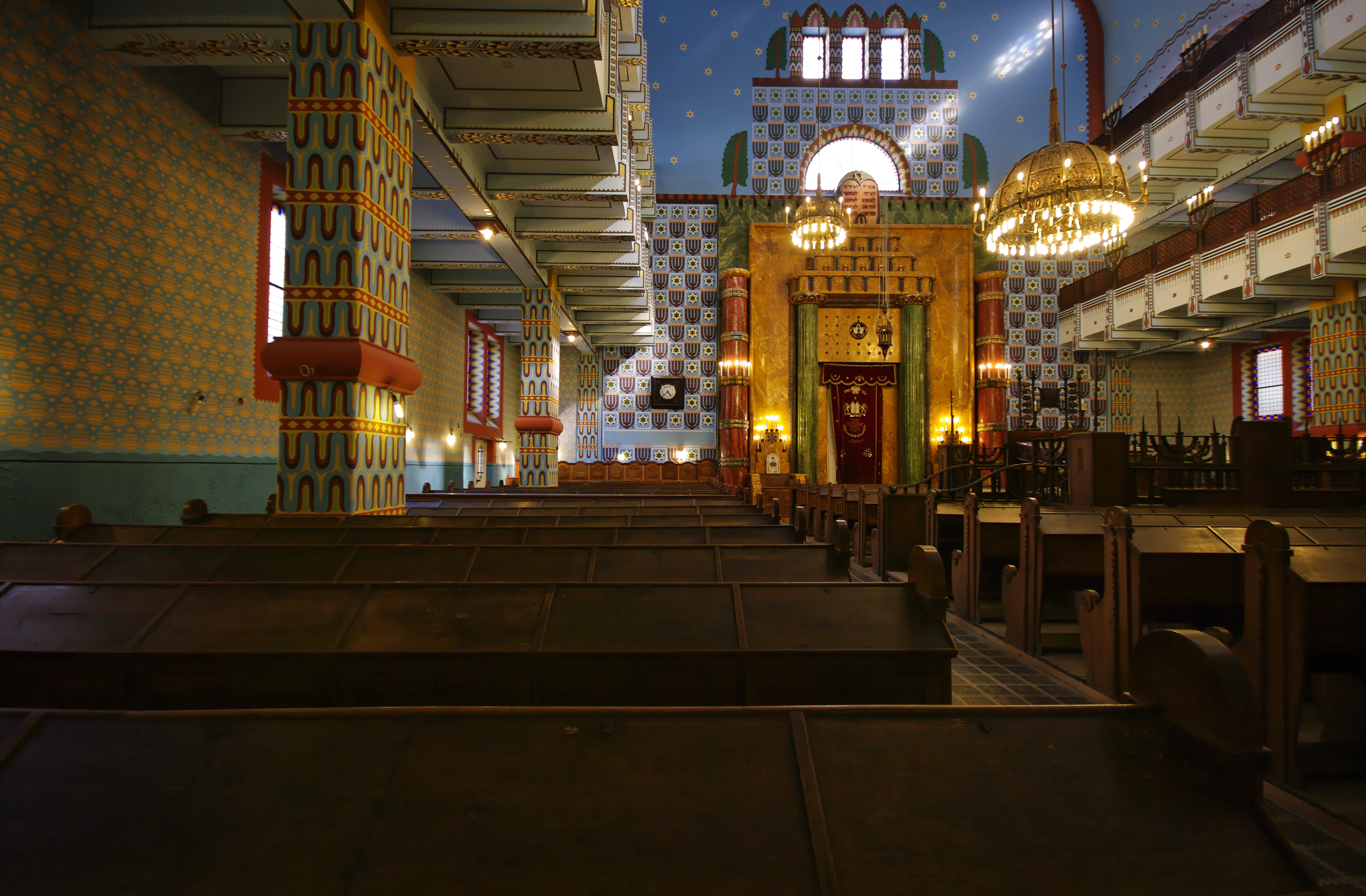 Kazinczy street Orthodox Synagogue in Pest, Budapest - Hungary
