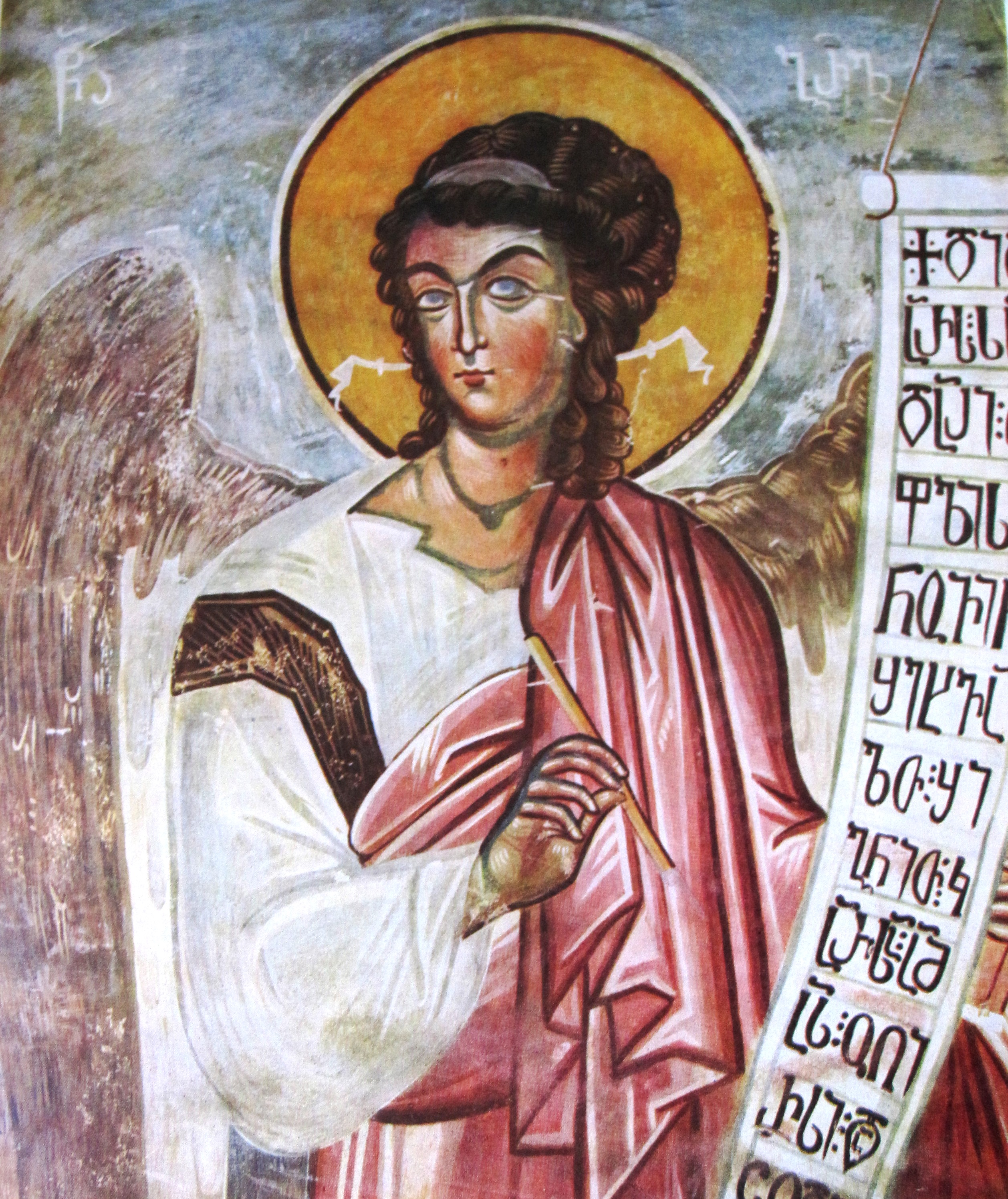 Archangel_Gabriel._Tsalenjikha_fresco_(Georgia,_14th_c.)